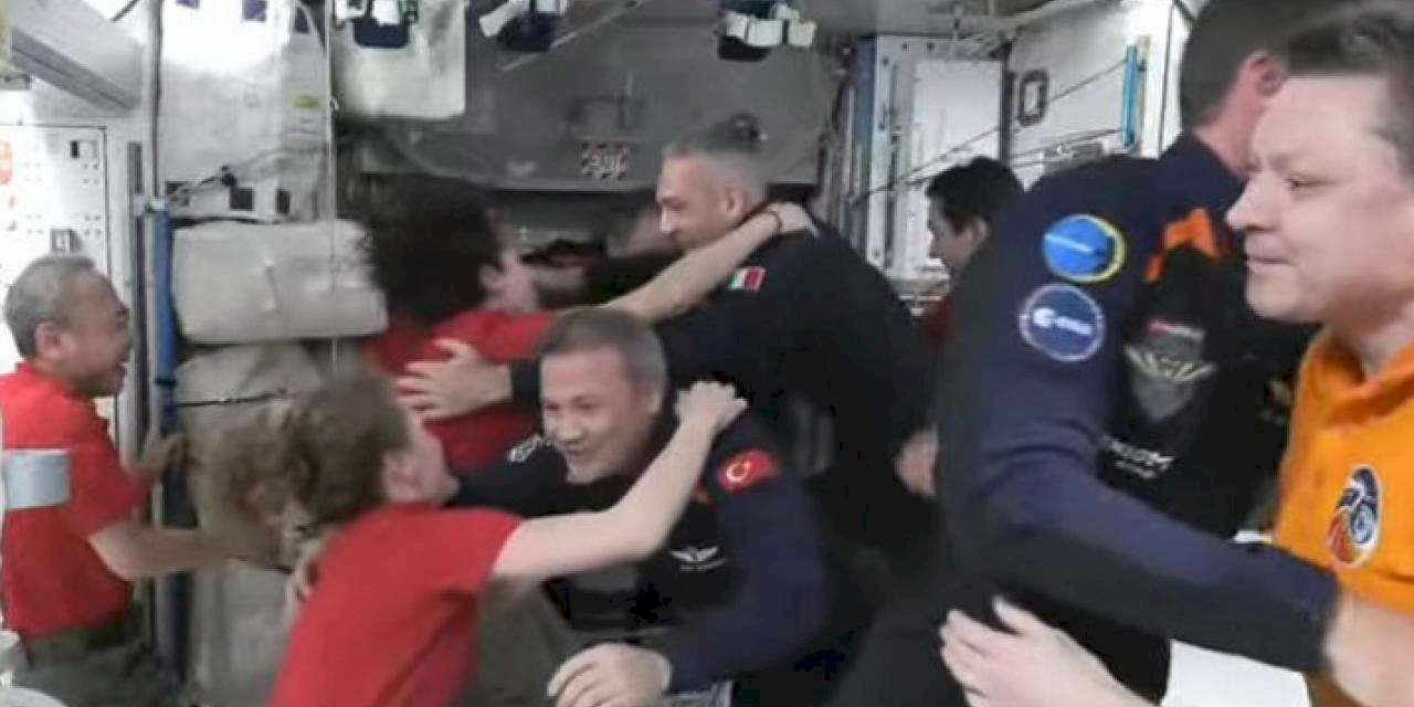 Türk astronot Gezeravcı'nın da olduğu Axiom-3 ekibi istasyonda