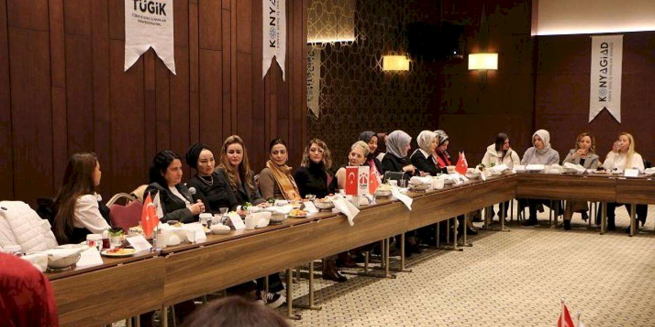 KONYAGİAD kadın üyeleri kahvaltıda buluştu
