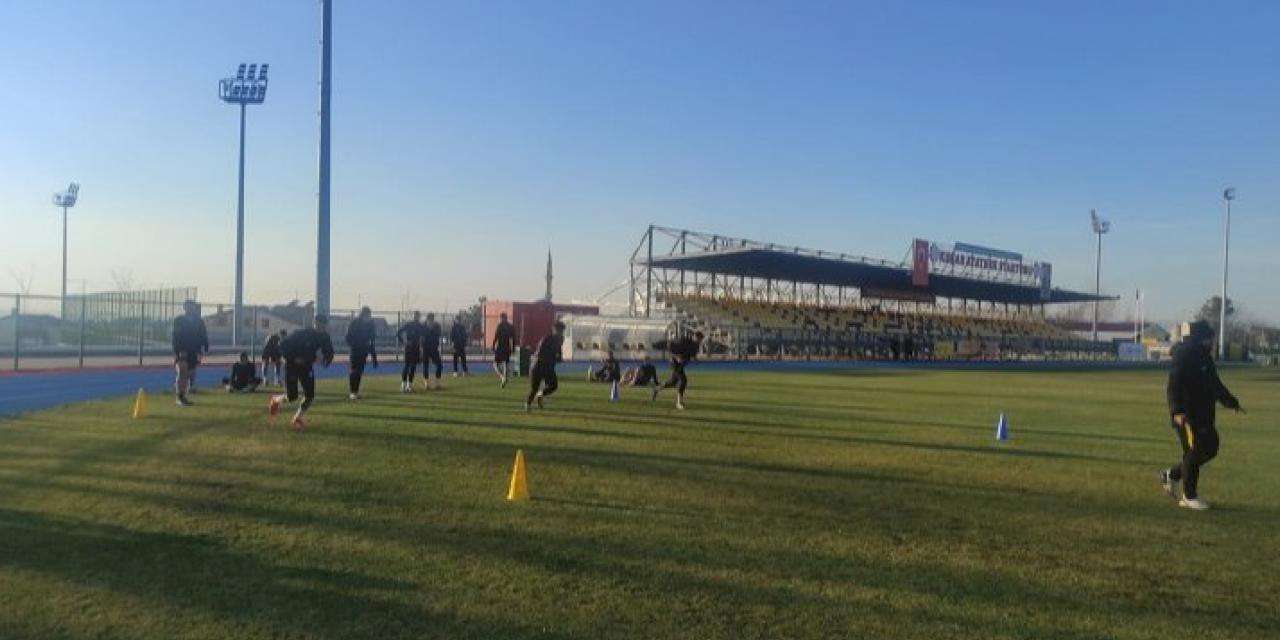 Keşanspor Babaeskispor maçına hazırlanıyor