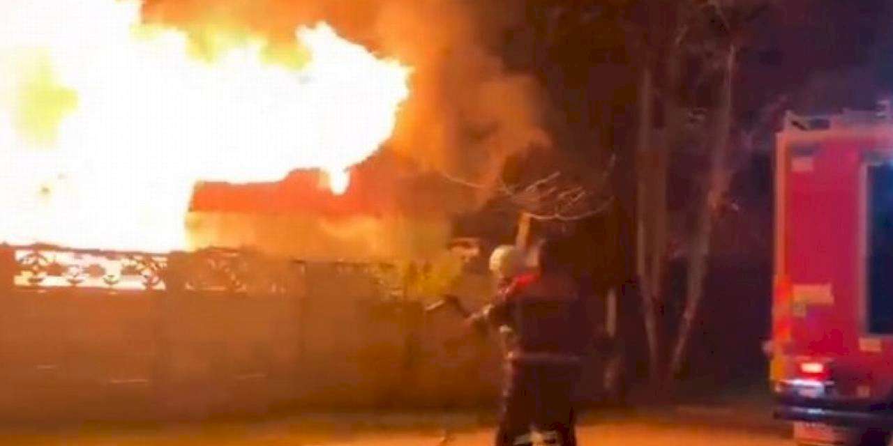 Düzce'de çıkan yangında bir kişi hayatını kaybetti 