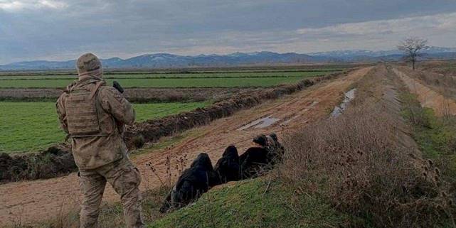 Meriç’te 21 düzensiz göçmen yakalandı
