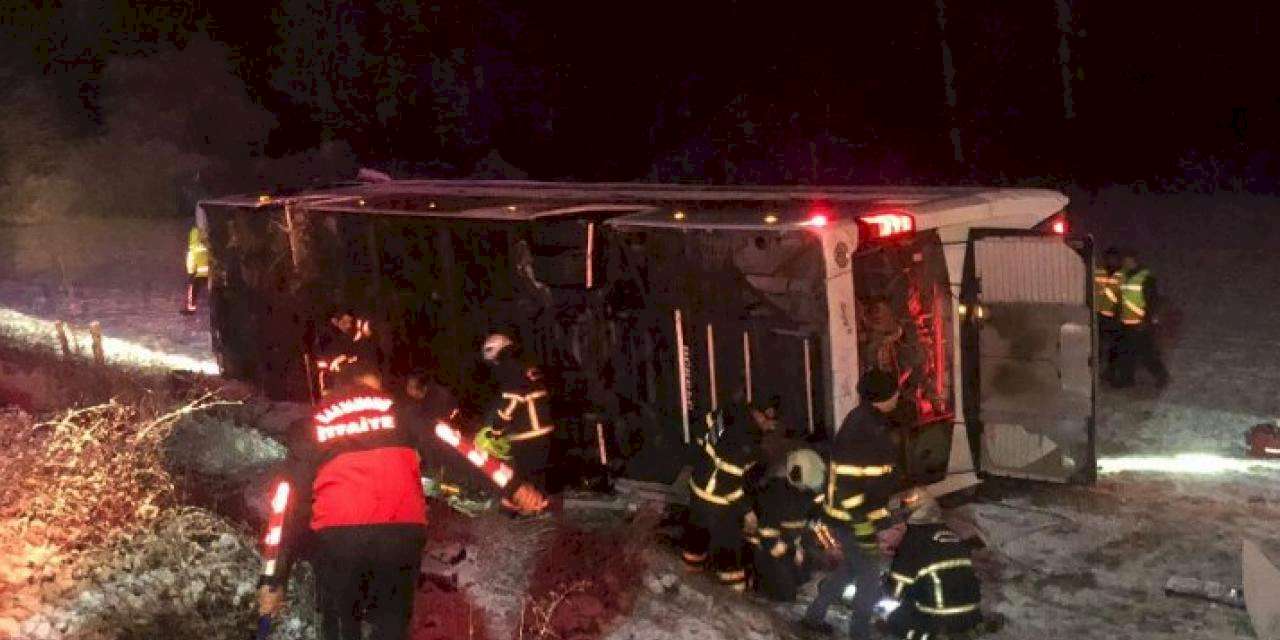Kastamonu'da otobüs kazası: 6 ölü, 33 yaralı!