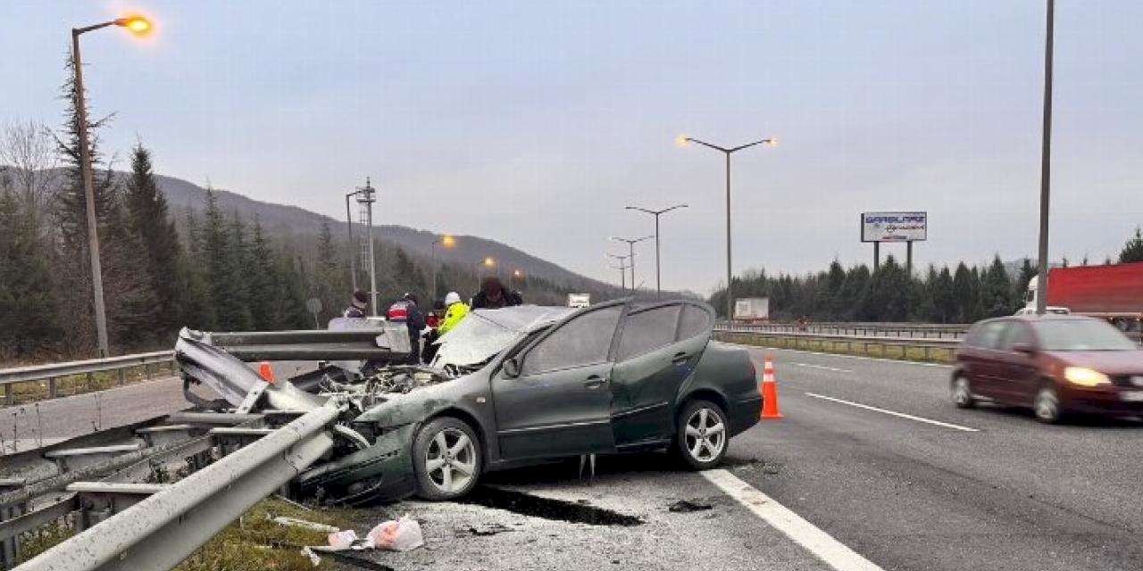 Düzce'deki kazadan acı haber geldi!
