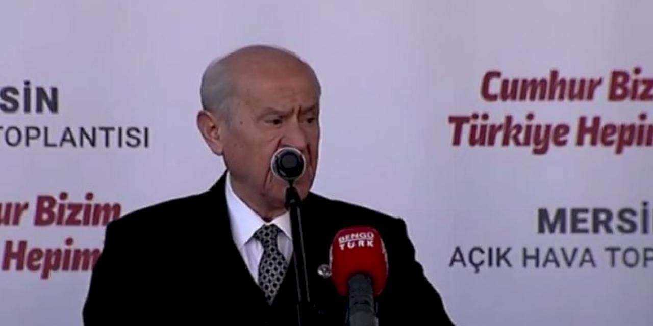 MHP'nin ilk mitingi Mersin'de (CANLI)