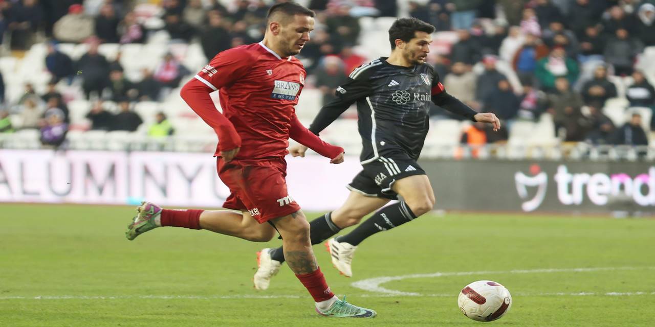 EMS Yapı Sivasspor 1-0 Beşiktaş (Maç Sonucu) Sivas Kartal'a geçit vermedi!
