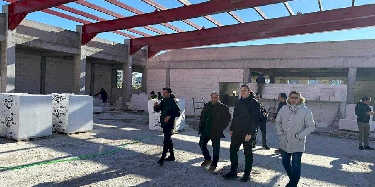 Akhisar'da çalışmalar yerinde incelendi