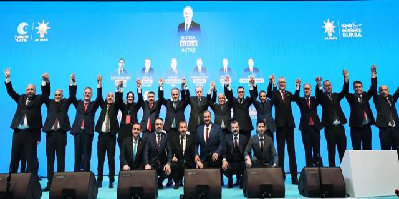 Cumhurbaşkanı Erdoğan, AK Parti Bursa belediye başkan adaylarını açıkladı