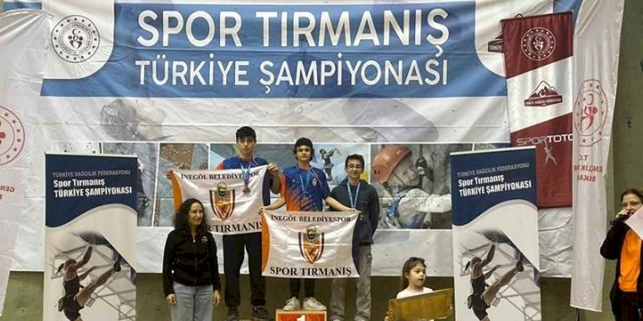 Minik sporcular İnegöl’ü gururlandırdı