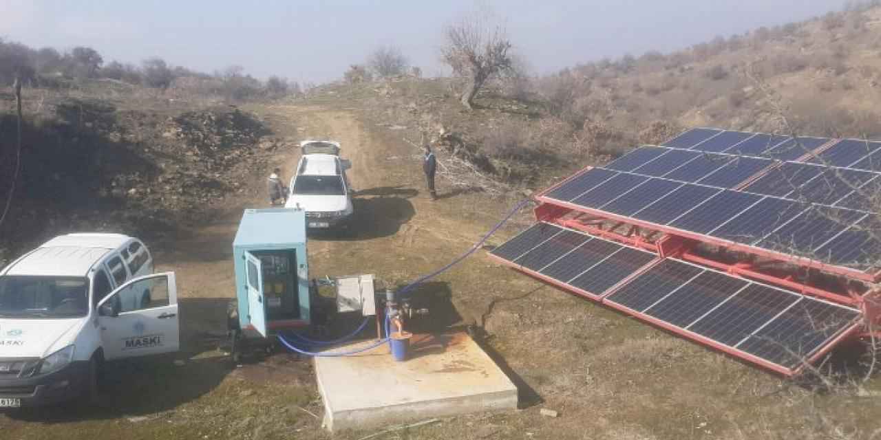 Manisa'da sondaj kuyusuna güneş enerjili çözüm