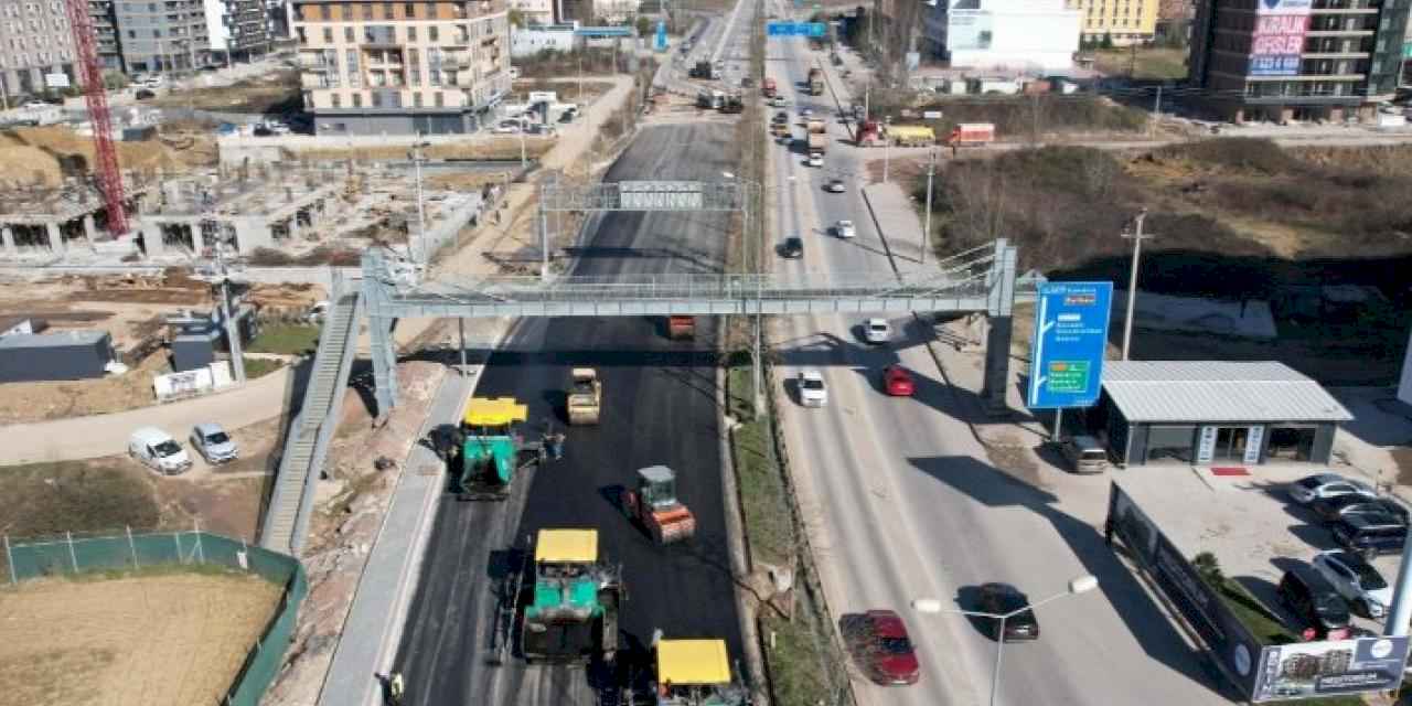 Yeşilova-Solaklar Kavşağı’nda çalışmalar sürüyor