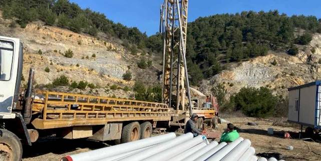 Manisa Taşkuyucak'ta sondaja devam