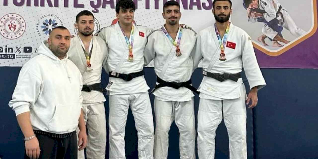 Sakaryalı judocu Sedat Durmuş Erzurum’da podyuma çıktı