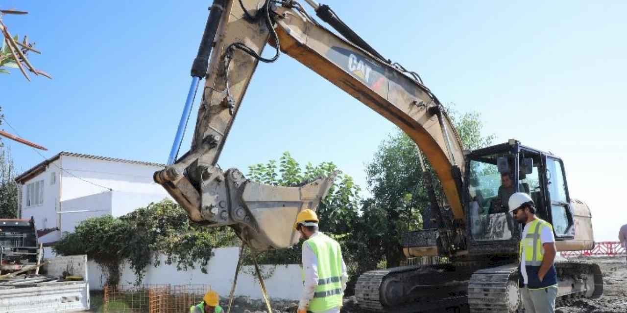 Ören kanalizasyon çalışmasının yüzde 50’si tamamlandı