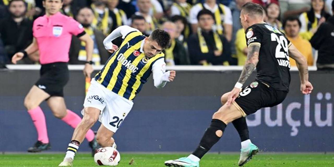 Fenerbahçe 2-2 Corendon Alanyaspor (Maç Sonucu) Kanarya'ya Alanya şoku!