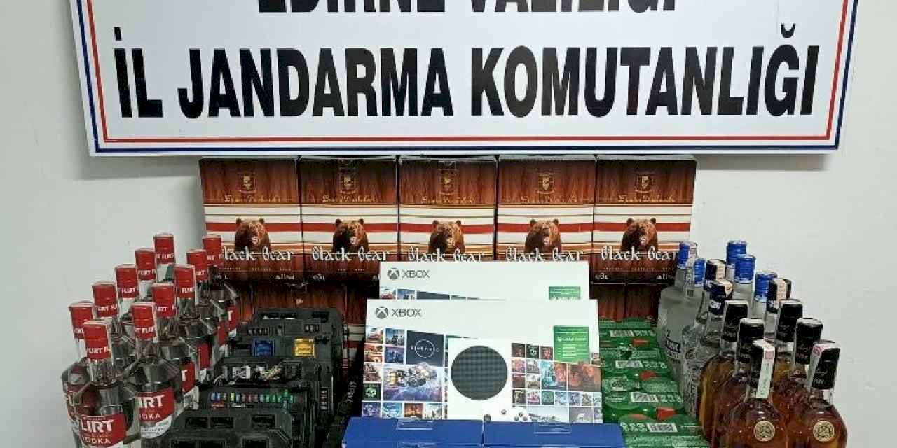 Edirne'de kaçakçılara darbe