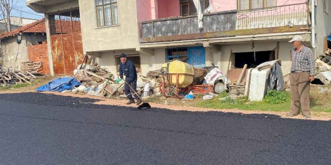 Karacabey'de asfalt çalışmaları
