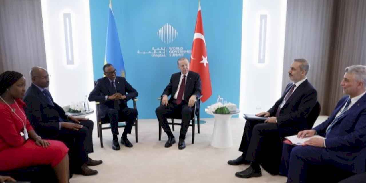 Cumhurbaşkanı Erdoğan, Ruanda Cumhurbaşkanı Kagame ile görüştü