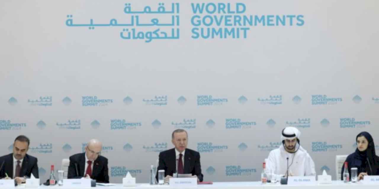 Cumhurbaşkanı Erdoğan'dan Dubai'de ikili görüşmeler