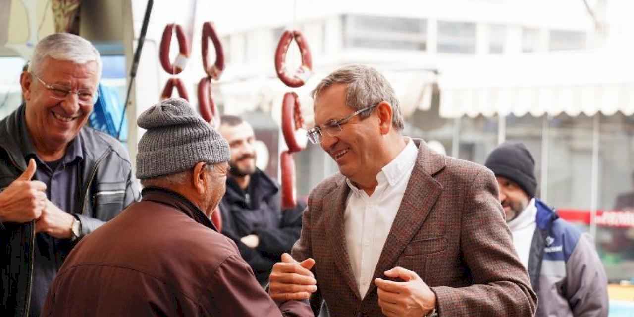 Başkan Ergin vatandaşlarla buluşmalarına devam ediyor