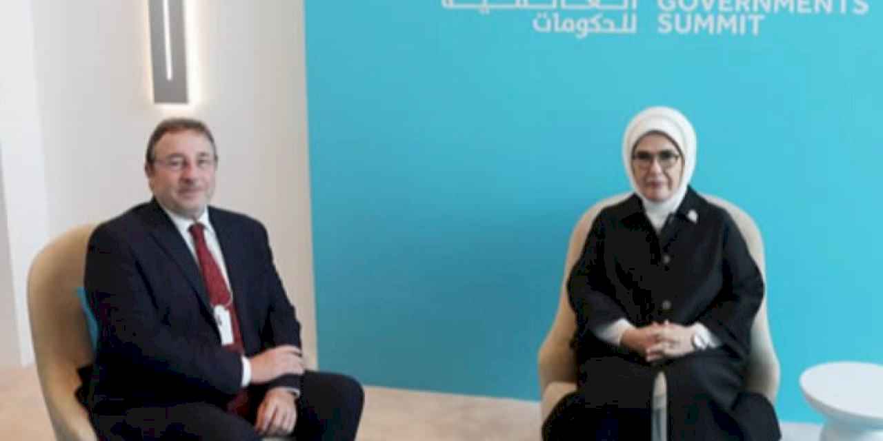Emine Erdoğan, Dubai'de BM Kalkınma Programı Başkanı Steiner ile görüştü