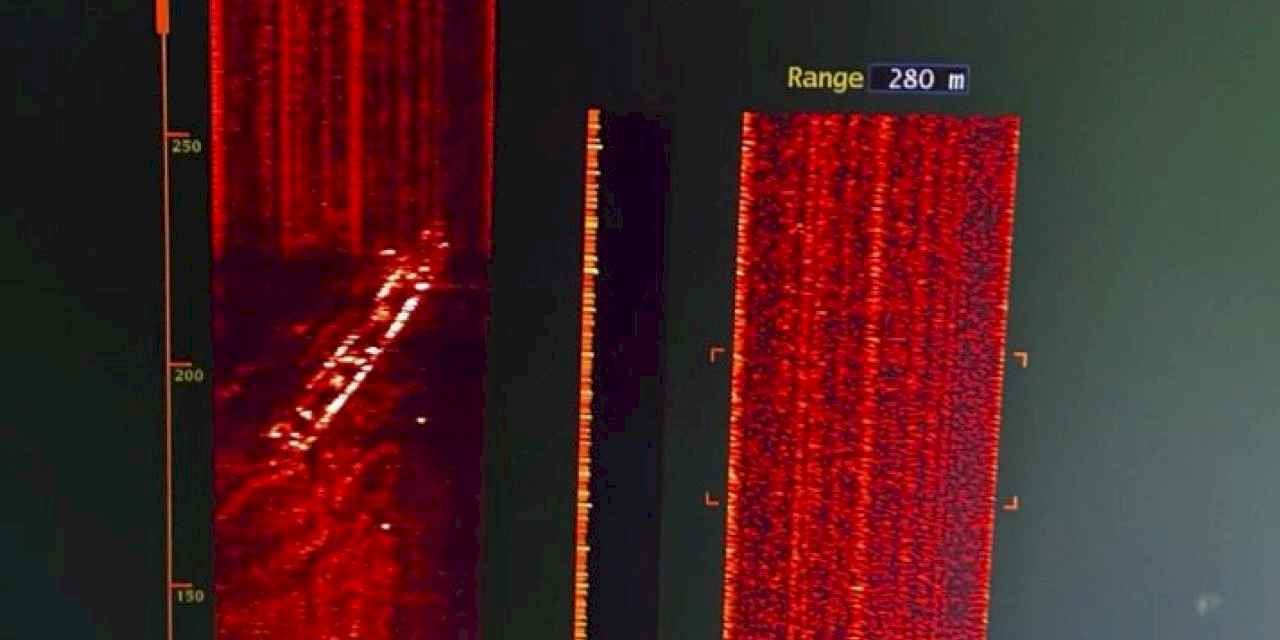 Batan gemi 51 metre derinlikte tespit edildi!