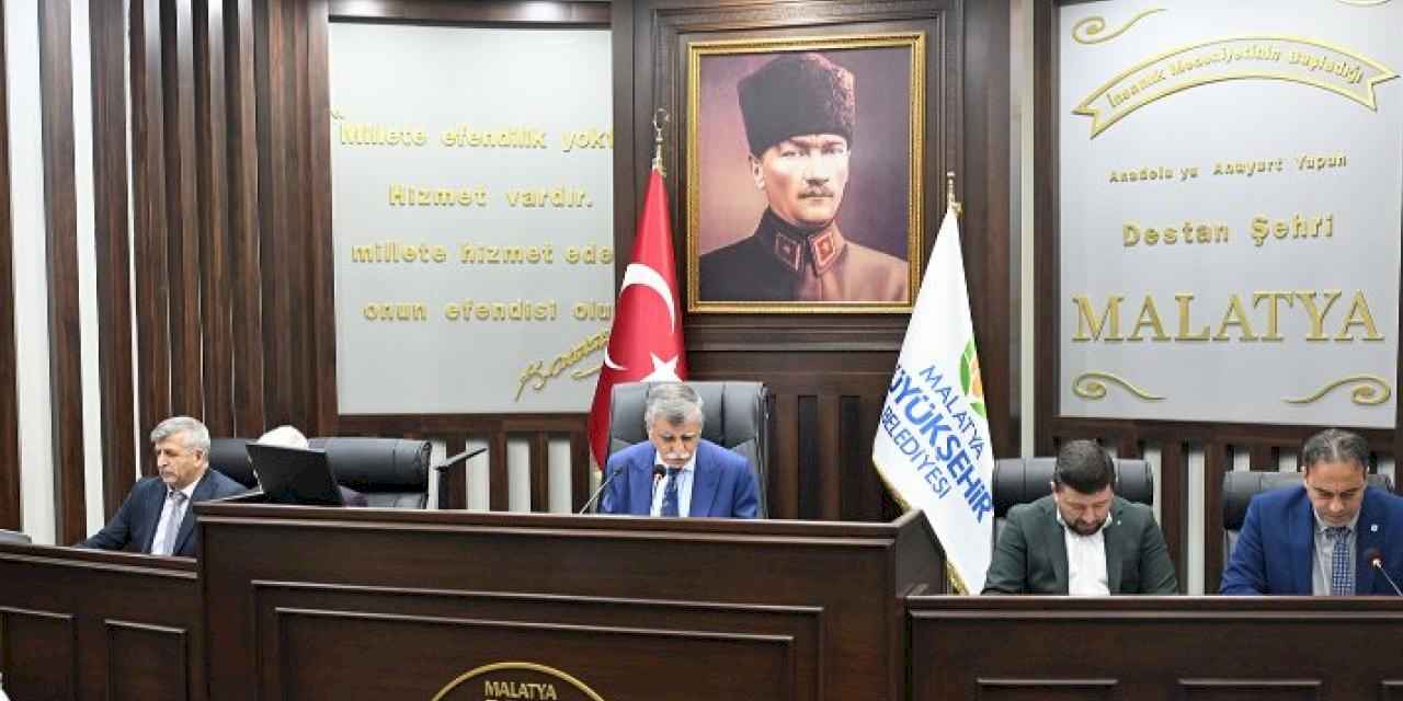 Malatya'da Büyükşehir Belediye Meclisi toplandı