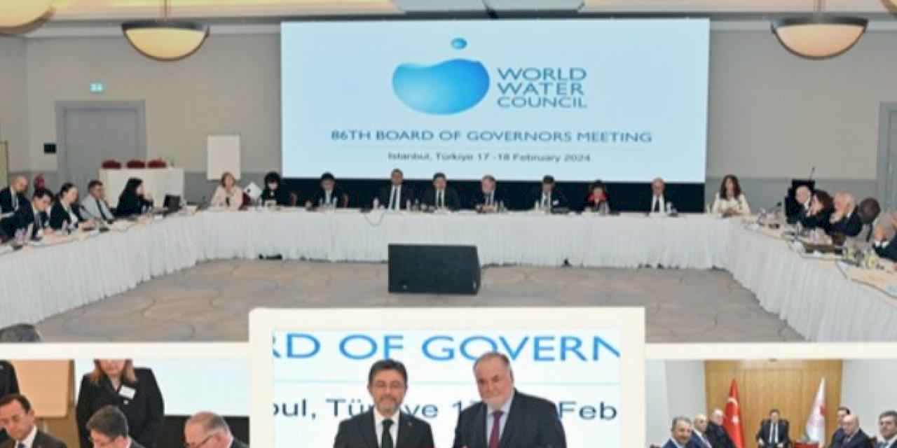 Bakan Yumaklı, Dünya Su Konseyi Guvernörler Toplantısı'nda konuştu