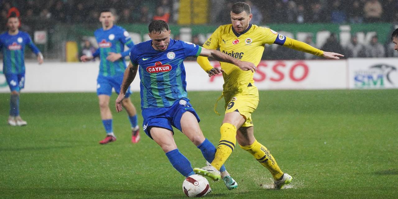 Çaykur Rizespor 1-3 Fenerbahçe (Maç Sonucu) Fener geriden gelip 3 puanı aldı