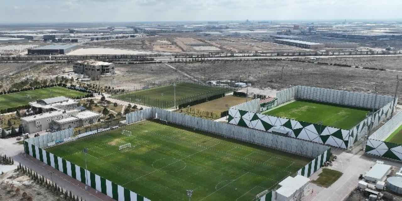 Konyaspor'un yeni tesisi için çalışmalar sürüyor