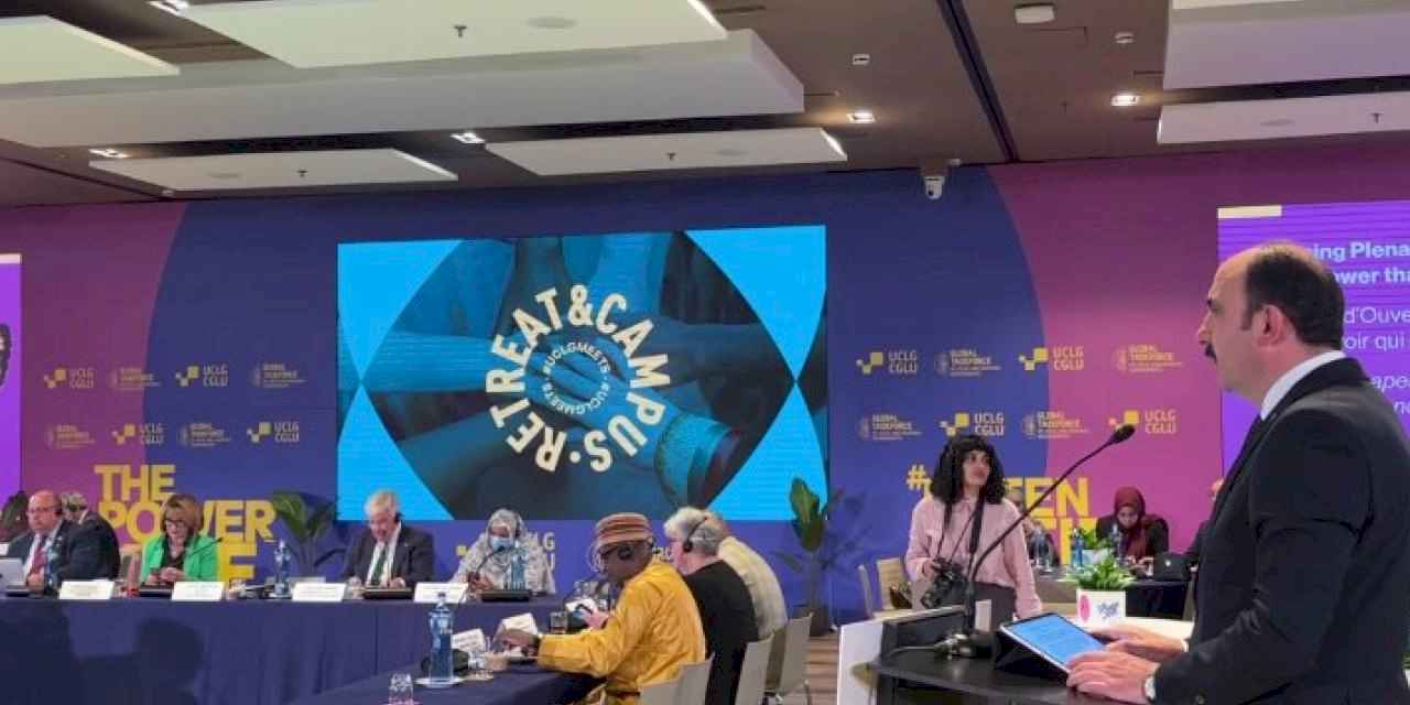 Başkan Altay'dan UCLG toplantısında ABD'li diplomata tepki