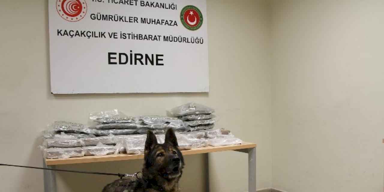 Kapıkule’de 33 kilogram uyuşturucu yakalandı
