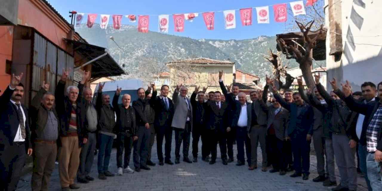 Başkan Ergün’ün Kırkağaç’ta Cumhur İttifakı ortaklarıyla buluştu