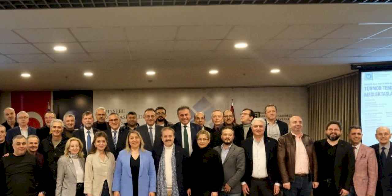TÜRMOB temsilcileri Bursalı meslektaşlarıyla buluştu