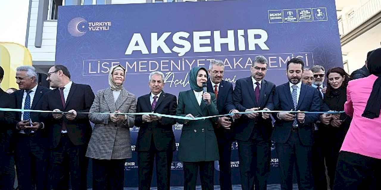 Akşehir Lise Medeniyet Akademisi Bakan Göktaş'ın Katılımıyla Açıldı