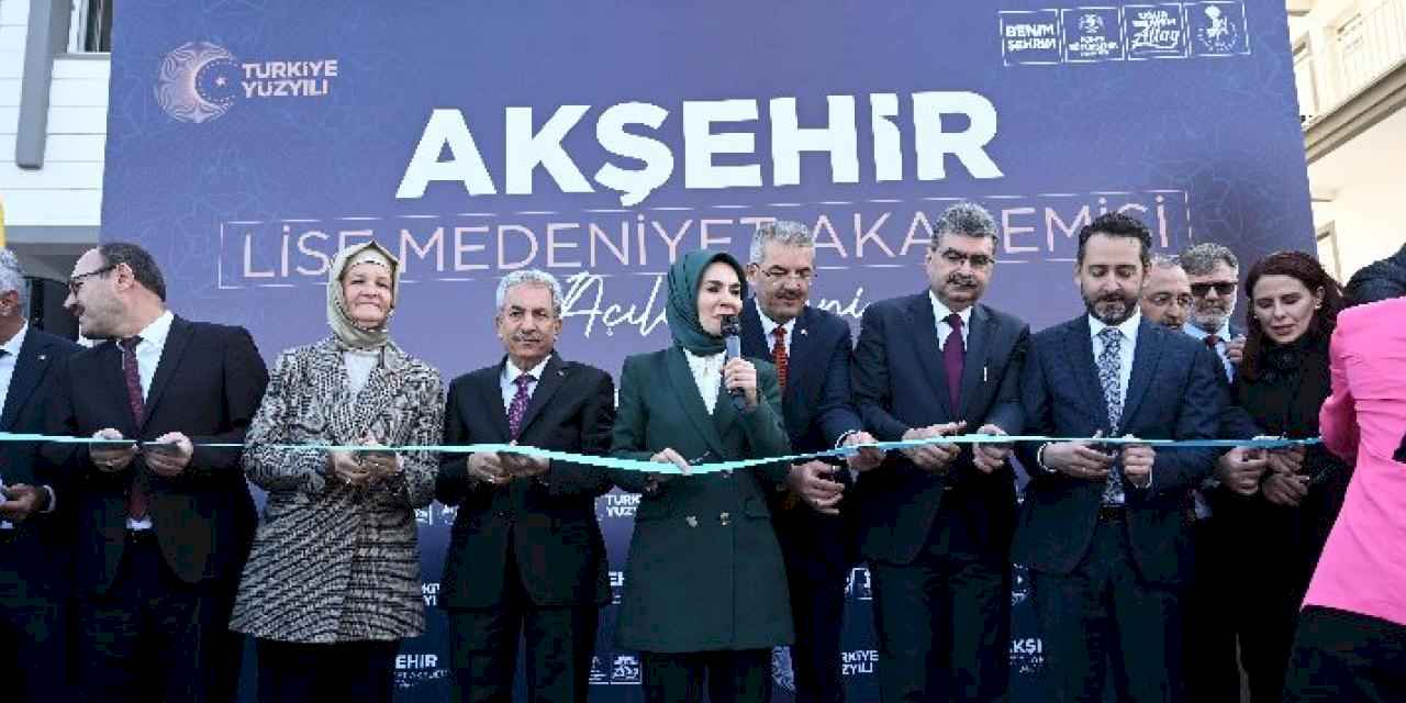 Konya'da Akşehir Lise Medeniyet Akademisi açıldı