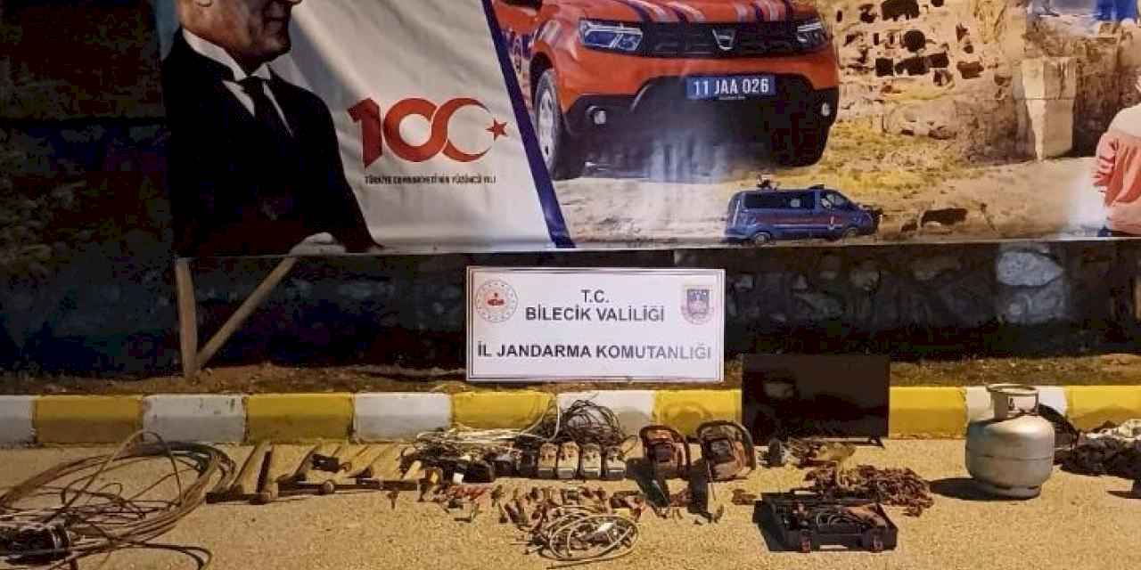 Bilecik'te hırsızlık şüphelisi yakalandı