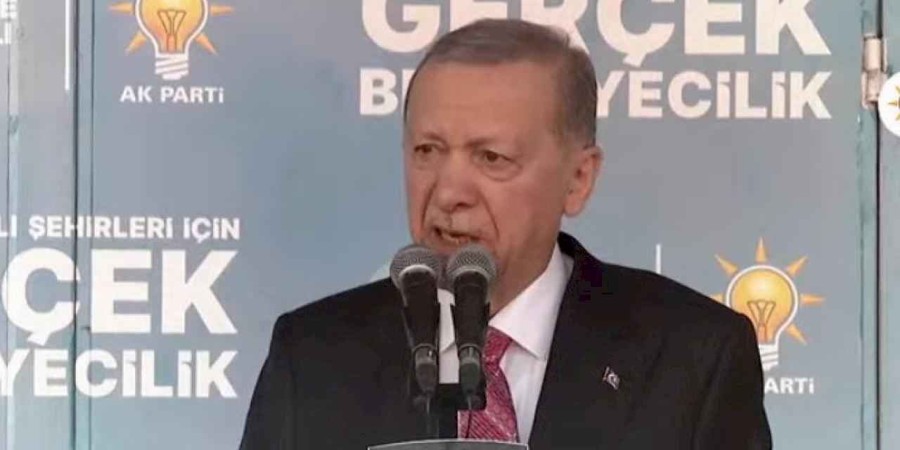 Erdoğan Manisa mitinginde konuştu