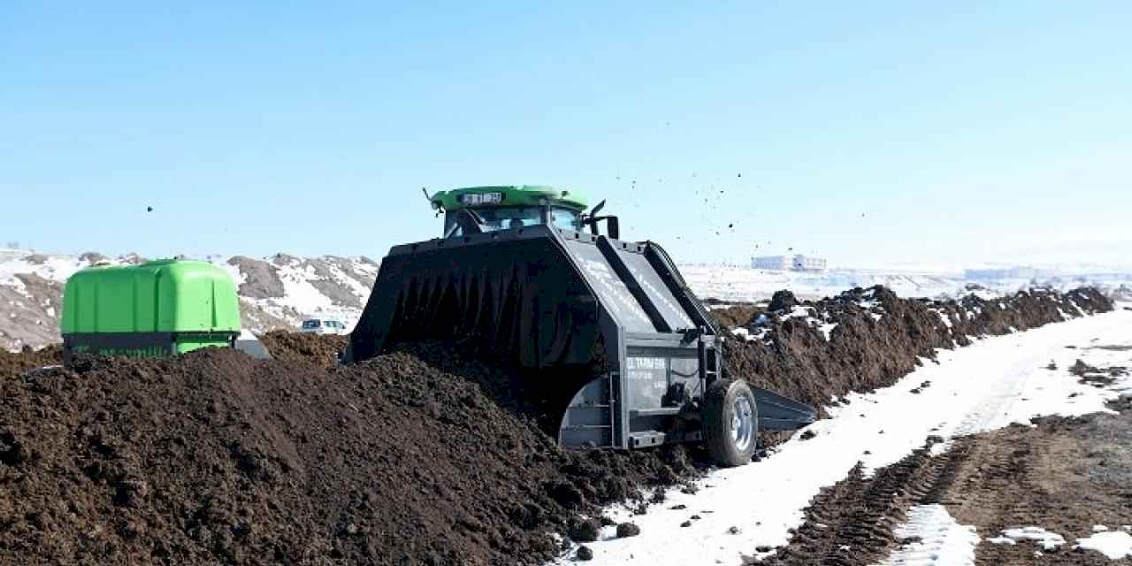 Talas'lı çiftçilere 5 yılda 4 bin ton kompost gübre desteği