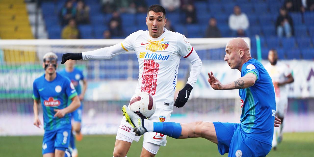 Çaykur Rizespor 3-0 Mondihome Kayserispor (Maç Sonucu) Rize'den gol şov!