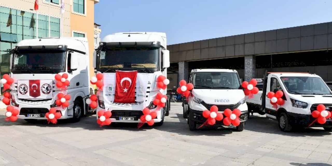 Mustafakemalpaşa’ya kazandırılan araçlar teslim alındı