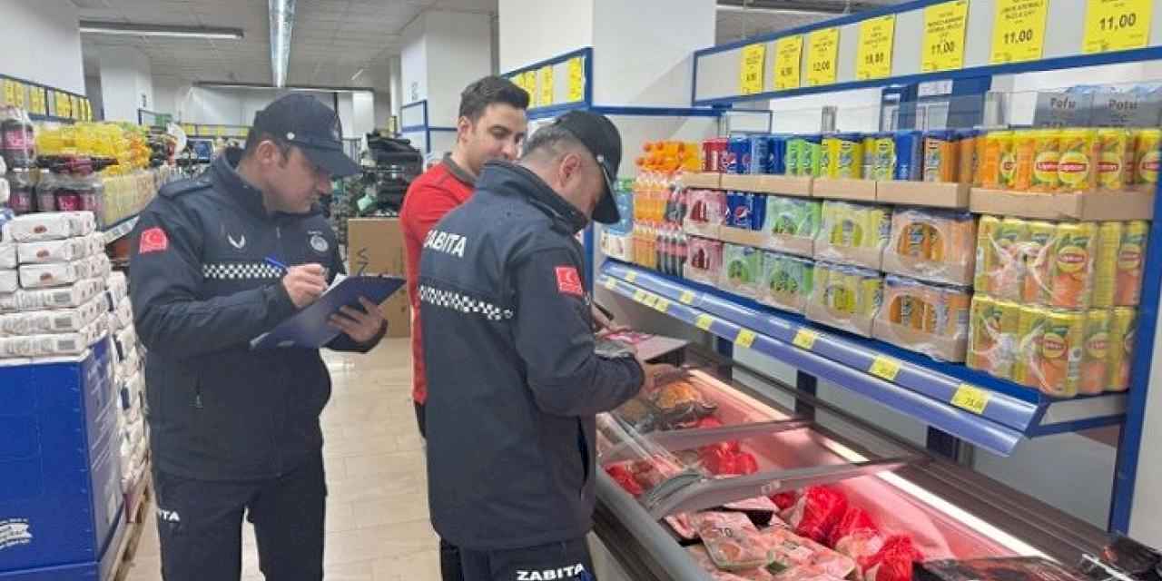 Melikgazi'de ramazan ayı öncesi fiyat ve etiket denetimi