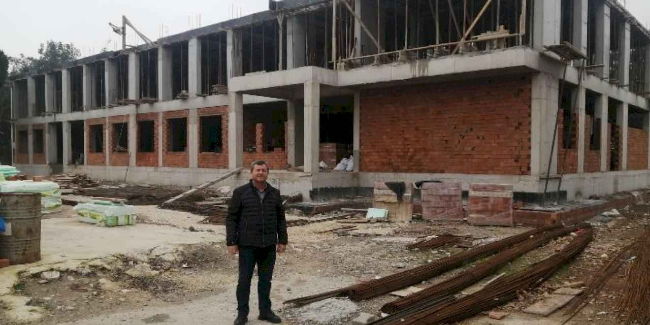 İpsala’daki TOBB İlkokulu inşaatı hızla sürüyor