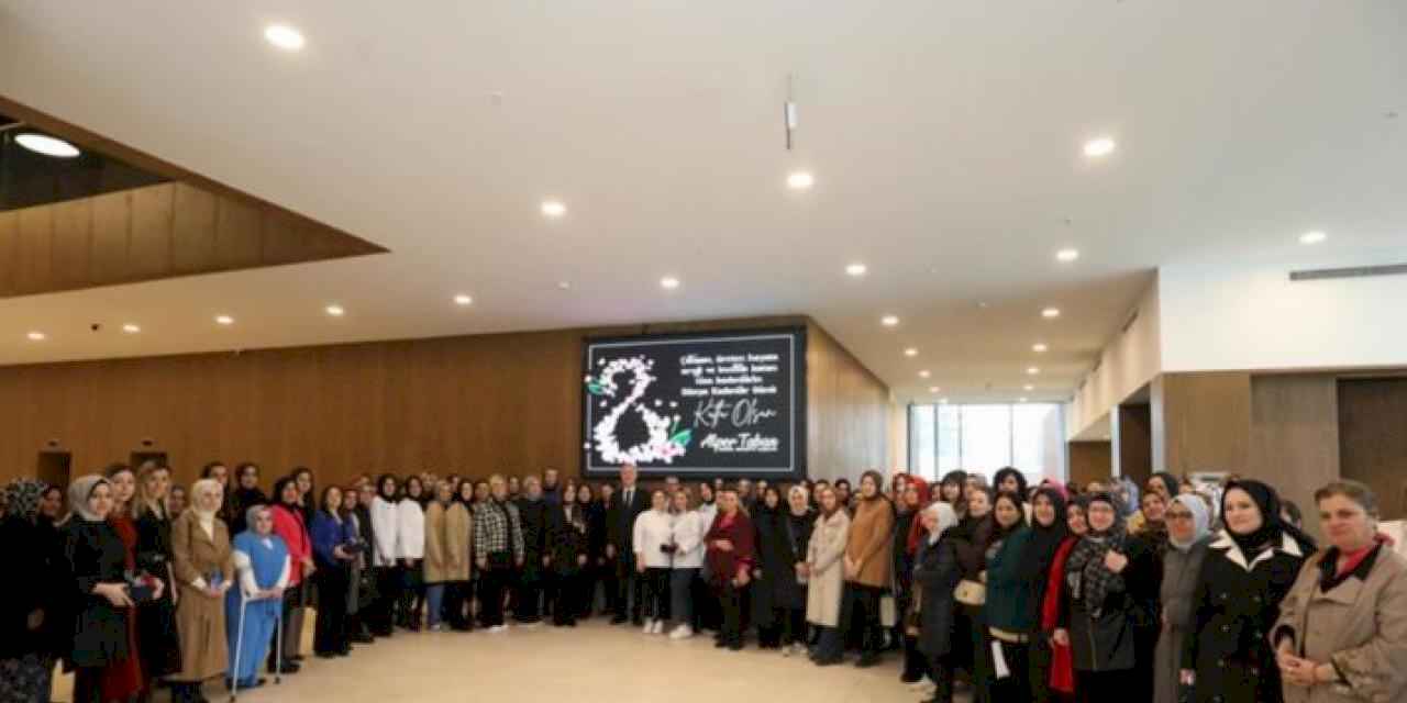 Başkan Taban’dan 8 Mart jesti