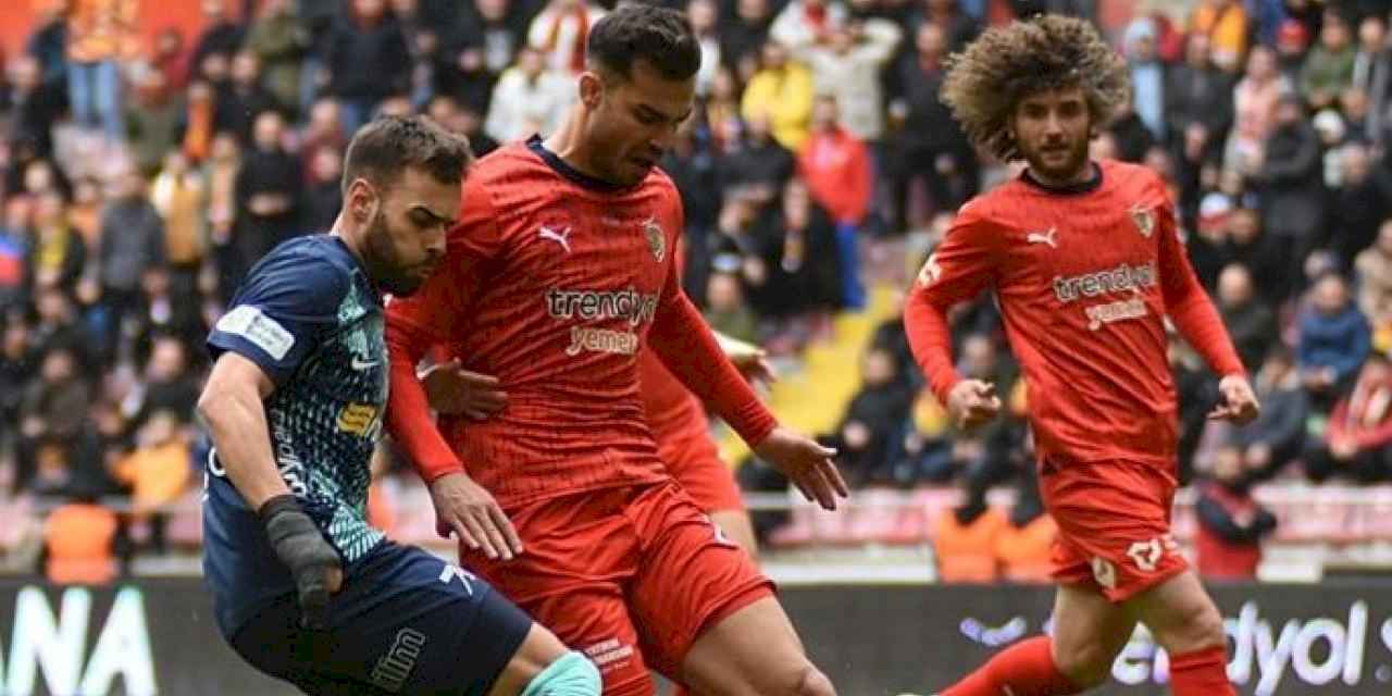Mondihome Kayserispor 1-1 Atakaş Hatayspor (Maç Sonucu) Kayseri'de puanlar paylaşıldı!