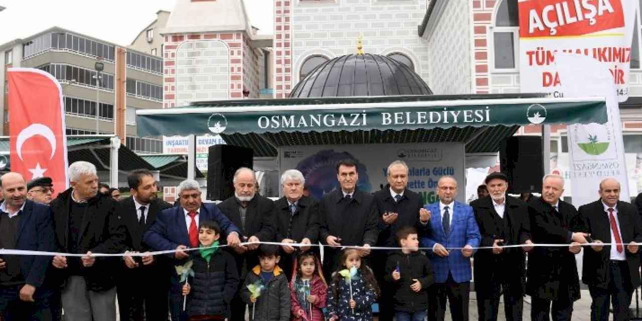 Bursa Osmangazi’den bir camiye daha hizmet