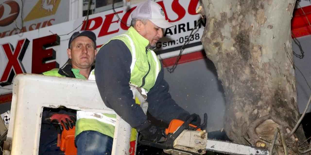 Sakarya'da gece mesaisi