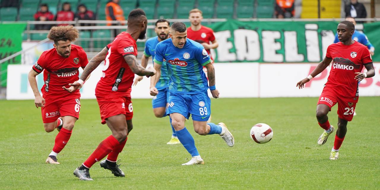 Çaykur Rizespor 3-1 Gaziantep FK (Maç Sonucu) Rize ikinci yarıda güldü!