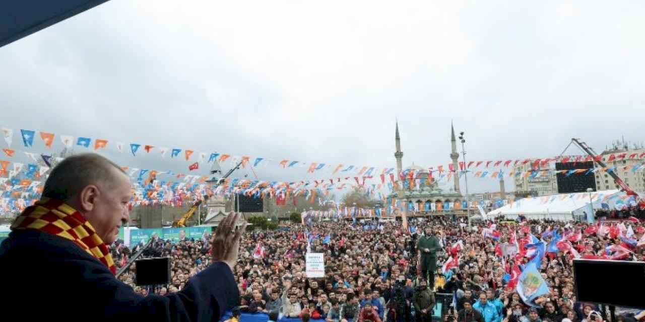 Cumhurbaşkanı Erdoğan’dan büyük mitingde 'Kayseri' övgüsü
