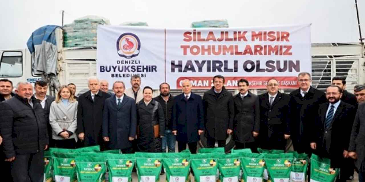 Çiftçilere mısır tohumu desteği