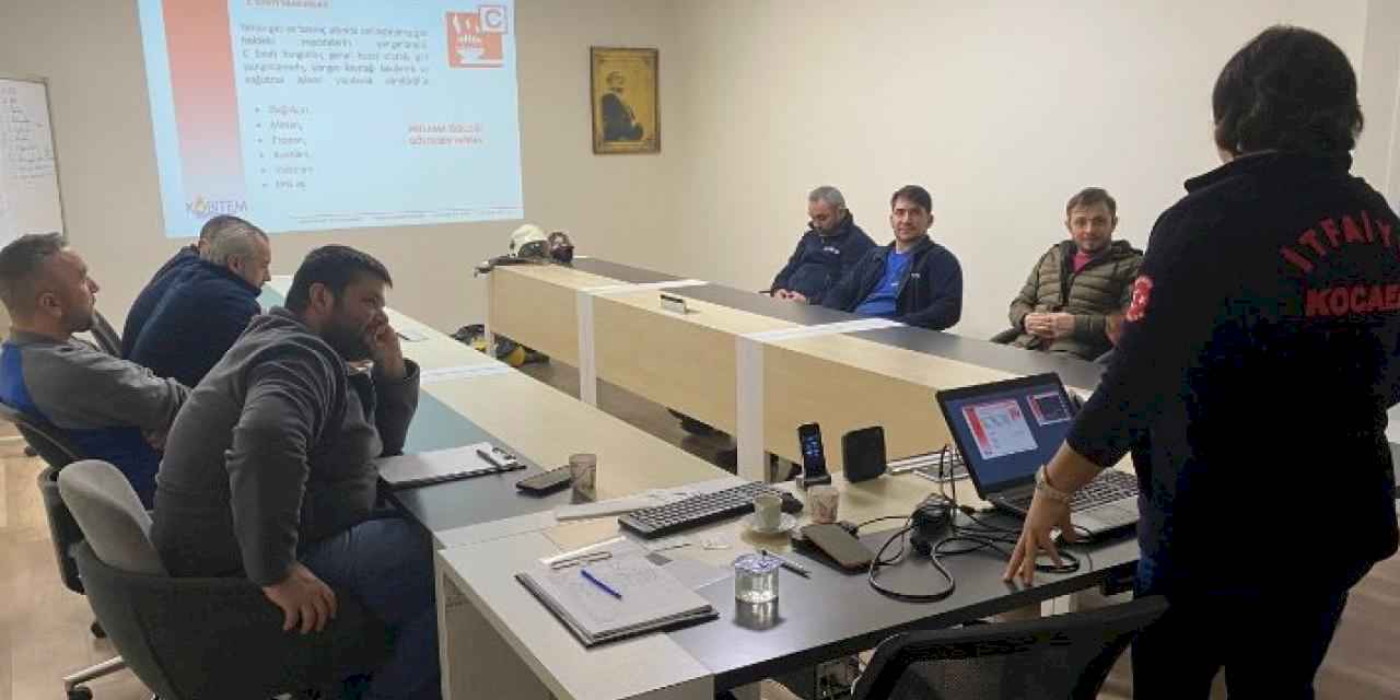 Kocaeli İtfaiyesi eğitimlerine devam ediyor